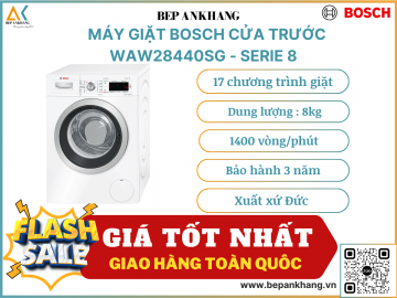 Máy giặt 8KG WAW28440SG - serie 8